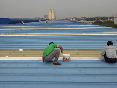 金属屋顶防水项目施工